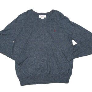 Penguin by Munsingwear Men's Navy Blue V-Neck Knit Long Sleeve Top Size XL